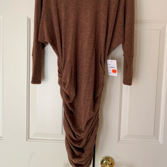 Chocolate color brown/black dress - Picture 3 of 5